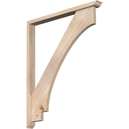 Imperial Traditional Smooth Bracket W/ Offset Brace, Douglas Fir, 3 1/2W X 36D X 44H